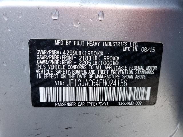 JF1GJAC64FH024156 Subaru Impreza Premium