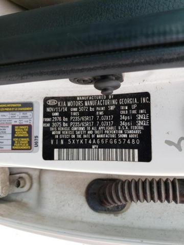 5XYKT4A66FG657480 KIA SORENTO LX