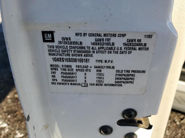 1GKES16S036169181 GMC ENVOY XL