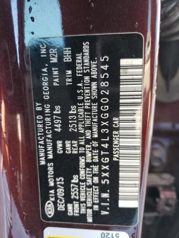 2016 KIA OPTIMA LX 5XXGT4L3XGG028545