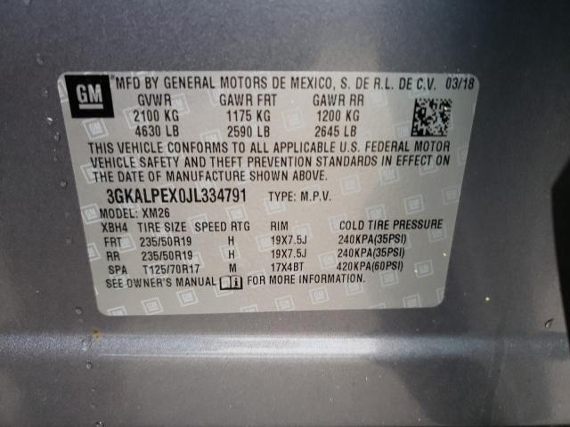 2018 GMC TERRAIN SL 3GKALPEX0JL334791