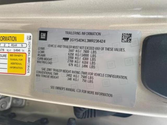 1GYS4DKL3MR236424 Cadillac Escalade