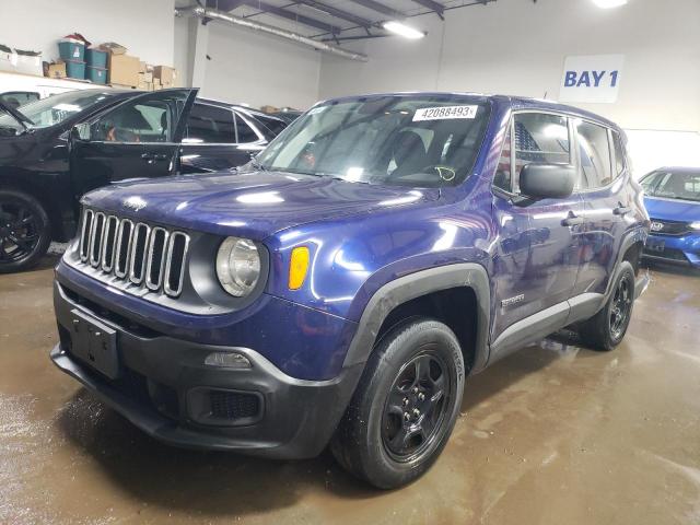 Jeep Renegade синий