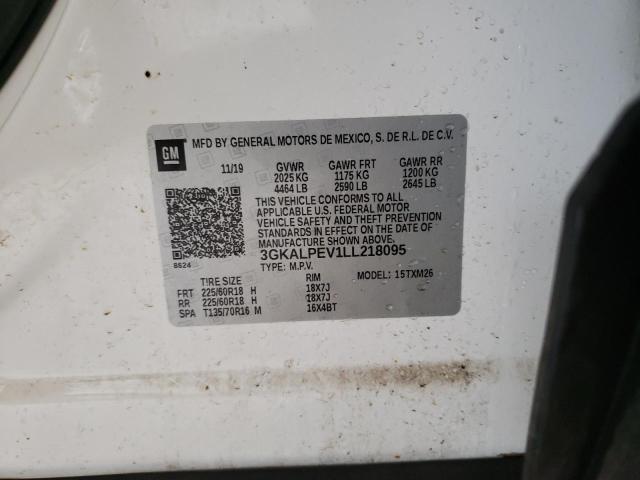 2020 GMC TERRAIN SL 3GKALPEV1LL218095