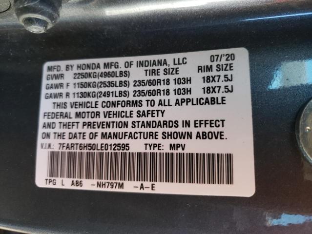 2020 HONDA CR-V EX 7FART6H50LE012595