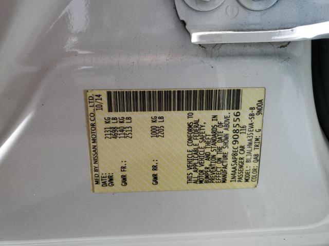 1N4AA5AP8EC908556 Nissan MAXIMA S