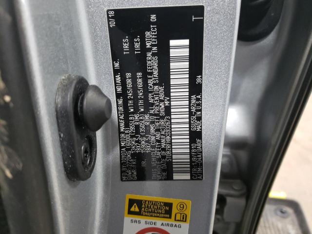 2019 TOYOTA HIGHLANDER 5TDBZRFH8KS932673