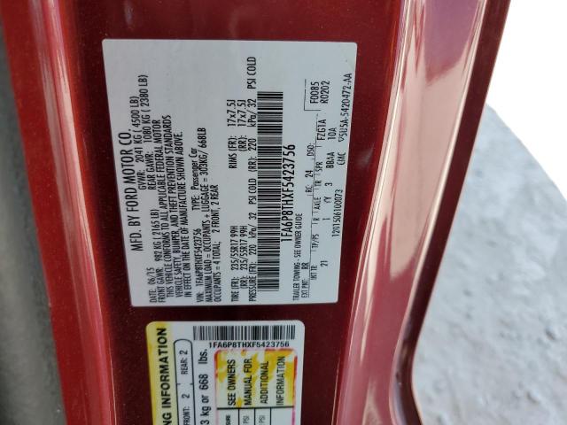 2015 FORD MUSTANG 1FA6P8THXF5423756