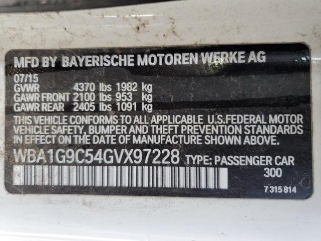2016 BMW 228 XI SUL - WBA1G9C54GVX97228