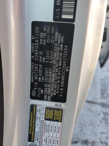 2016 KIA SEDONA LX KNDMB5C19G6175254