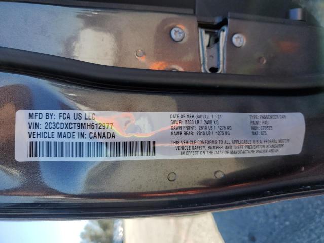 2021 DODGE CHARGER R/ 2C3CDXCT9MH612977