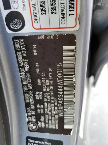 WBXPA93444WD00115 BMW X3 3.0I