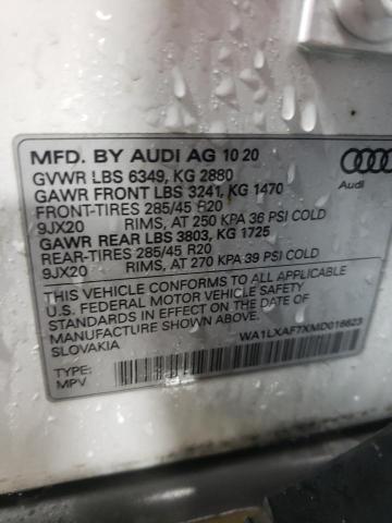 WA1LXAF7XMD016623 Audi Q7 PREMIUM 12