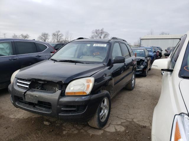 Salvage cars for sale from Copart Dyer, IN: 2007 KIA Sportage LX