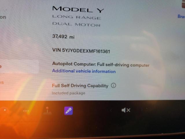 5YJYGDEEXMF161361 Tesla Model Y