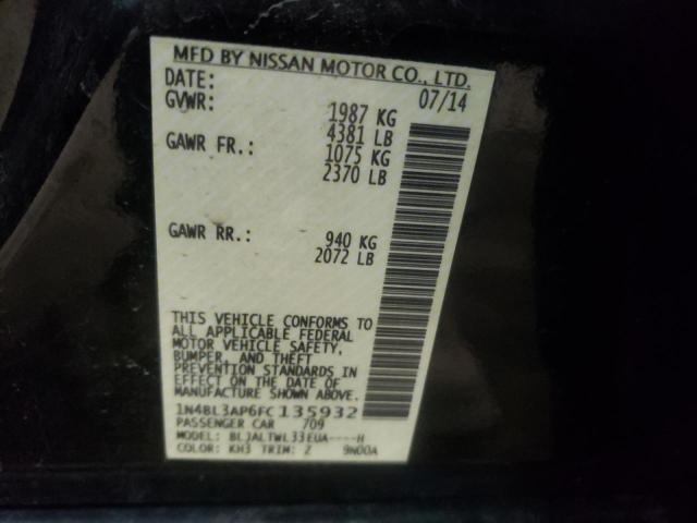 1N4BL3AP6FC135932 Nissan Altima 3.5s