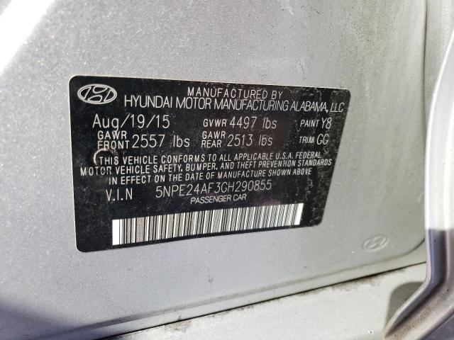 2016 HYUNDAI SONATA SE 5NPE24AF3GH290855