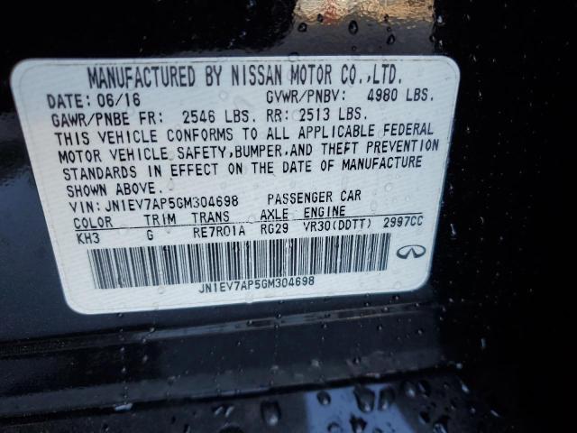 2016 INFINITI Q50 PREMIU JN1EV7AP5GM304698