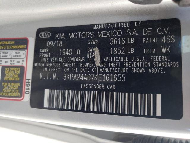 3KPA24AB7KE161655 KIA RIO S