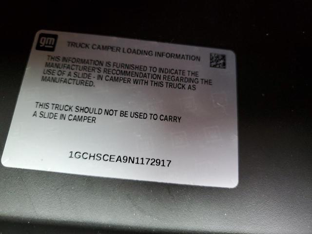 2022 CHEVROLET COLORADO L - 1GCHSCEA9N1172917