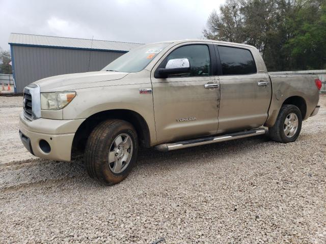 Salvage cars for sale from Copart Midway, FL: 2008 Toyota Tundra Crewmax Limited