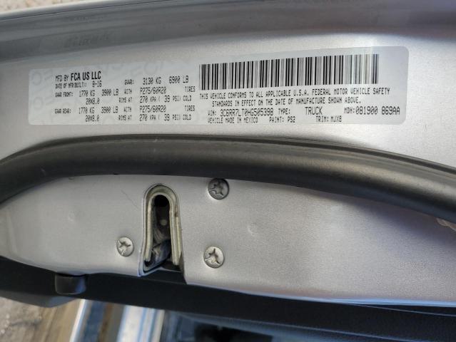 2017 RAM 1500 SLT 3C6RR7LT0HG505398