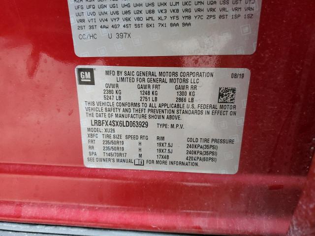 2020 BUICK ENVISION P - LRBFX4SX6LD063929