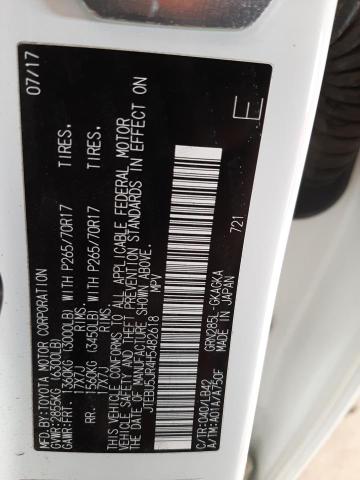 2017 TOYOTA 4RUNNER SR JTEBU5JR4H5482618