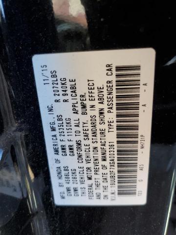 19UUB2F7XGA003361 Acura Tlx Advance