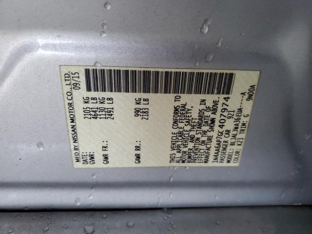 2016 NISSAN MAXIMA 3.5 1N4AA6AP7GC407974