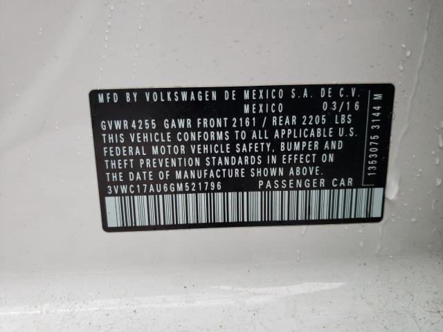 2016 VOLKSWAGEN GOLF SPORT - 3VWC17AU6GM521796