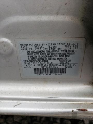 2015 NISSAN VERSA S 3N1CN7AP4FL934440