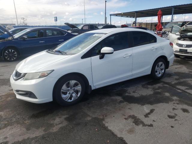 Salvage cars for sale from Copart Anthony, TX: 2014 Honda Civic LX