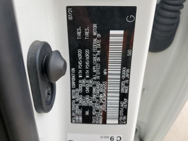 2021 TOYOTA 4RUNNER TR - JTEKU5JR3M5956553