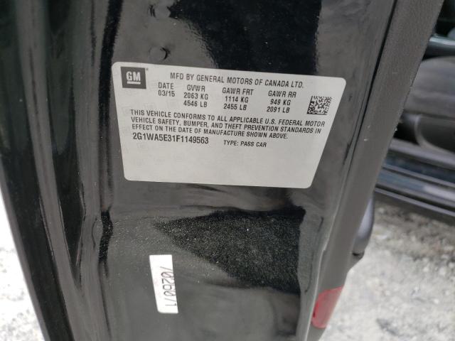 2015 CHEVROLET IMPALA LIM 2G1WA5E31F1149563