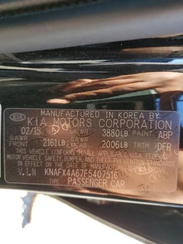 KNAFX4A67F5407516 KIA FORTE LX