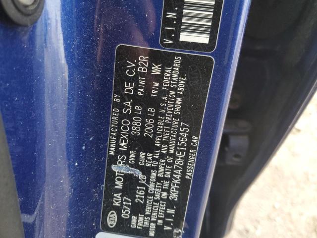 2017 KIA FORTE LX 3KPFK4A78HE156457