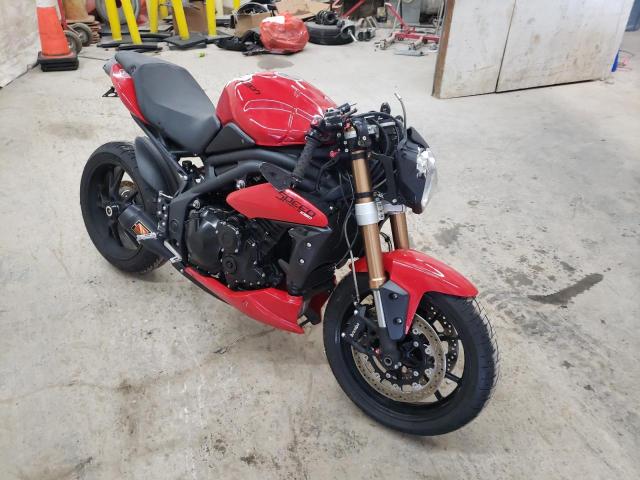 Salvage cars for sale from Copart Madisonville, TN: 2012 Triumph Speed Triple ABS