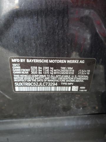 2018 BMW X3 XDRIVE3 - 5UXTR9C52JLC73294