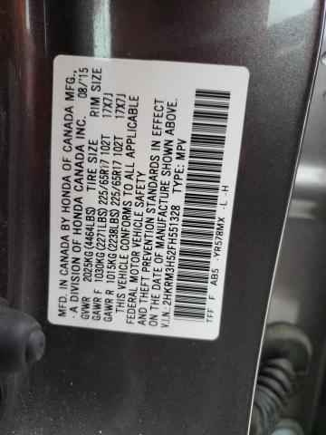 2015 HONDA CR-V EX 2HKRM3H52FH551328