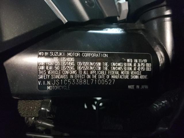 2020 SUZUKI GSX-S750 M - JS1C533B8L7100527