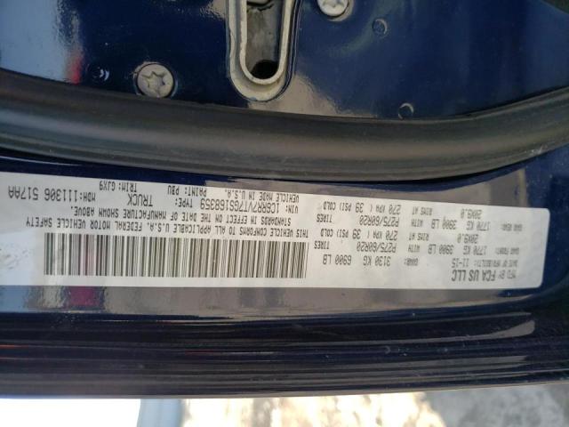 2016 RAM 1500 LARAM 1C6RR7VT7GS168359