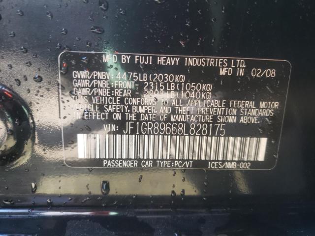 JF1GR89668L828175 Subaru Impreza Wrx Sti