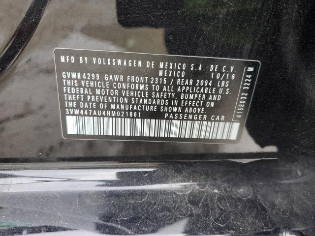 2017 VOLKSWAGEN GTI S/SE - 3VW447AU4HM021861