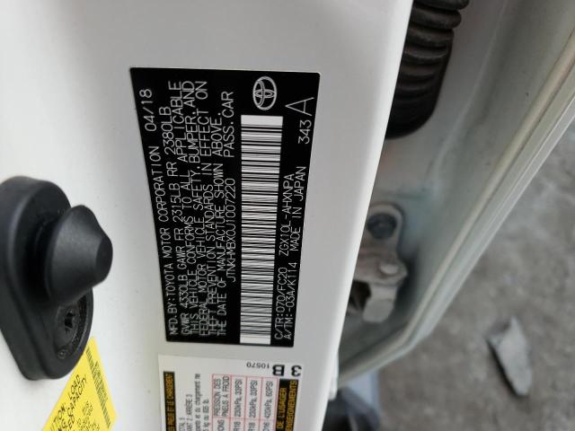 2018 TOYOTA C-HR XLE JTNKHMBX0J1007220
