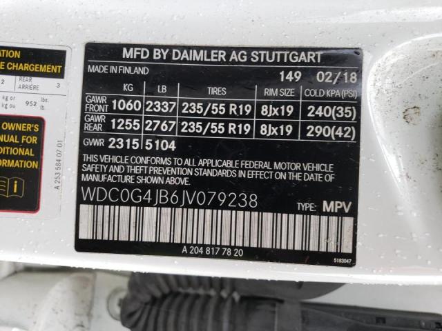 2018 MERCEDES-BENZ GLC 300 WDC0G4JB6JV079238
