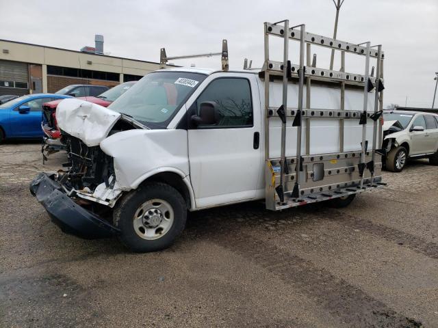 Salvage cars for sale from Copart Wheeling, IL: 2012 Chevrolet Express G2500