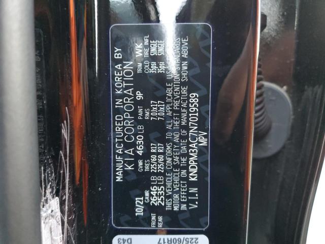 KNDPM3AC7N7019589 KIA Sportage Lx