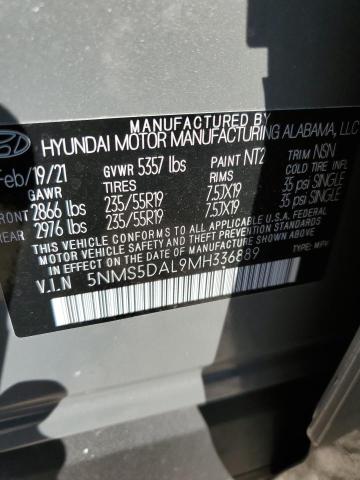 2021 HYUNDAI SANTA FE C 5NMS5DAL9MH336889