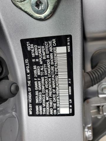2021 HONDA CIVIC EX - SHHFK7H65MU422552